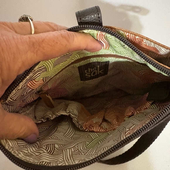The Sak Pax Leather Purse Crossbody Satchel Bag - Picture 8 of 9